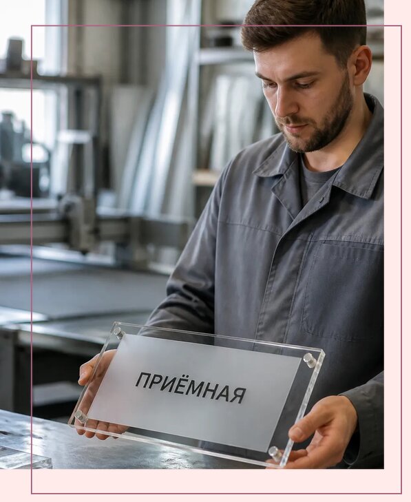 Таблички из оргстекла на заказ в Котельниках от 4141 р. | Аванза-Ктн